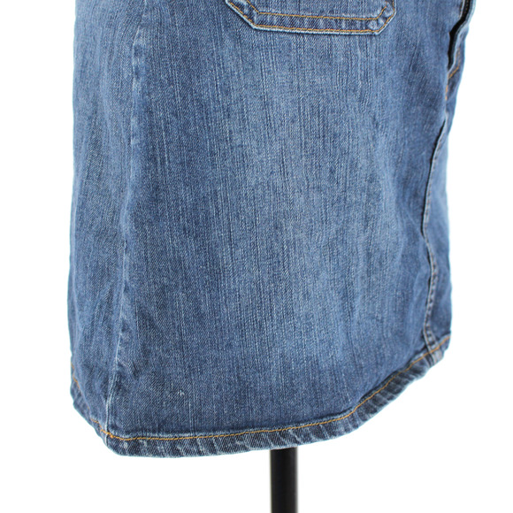Dolce & Gabbana Blue Denim A-Line Mini Skirt 28 Flap Button D&G Logo Pocket - Picture 4 of 7